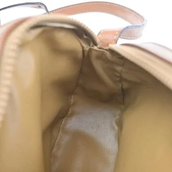 CELINE Logo Macadam Pattern Shoulder Bag PVC Leather Brown GHW Italy 62KB844 - Picture 11 of 14